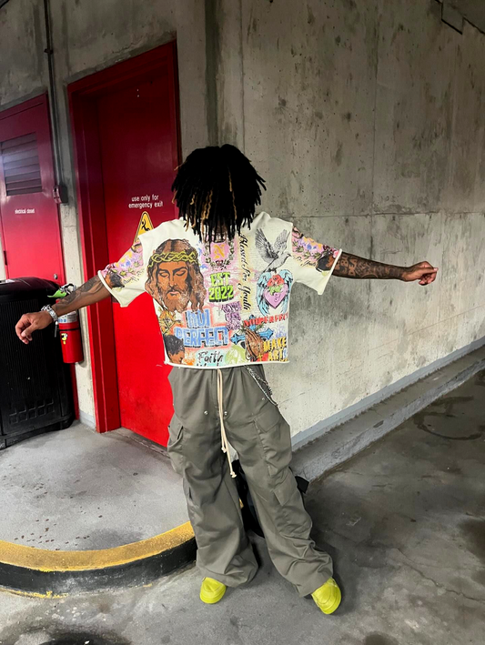 FAITH WORKS " CREW NECK" CREAM