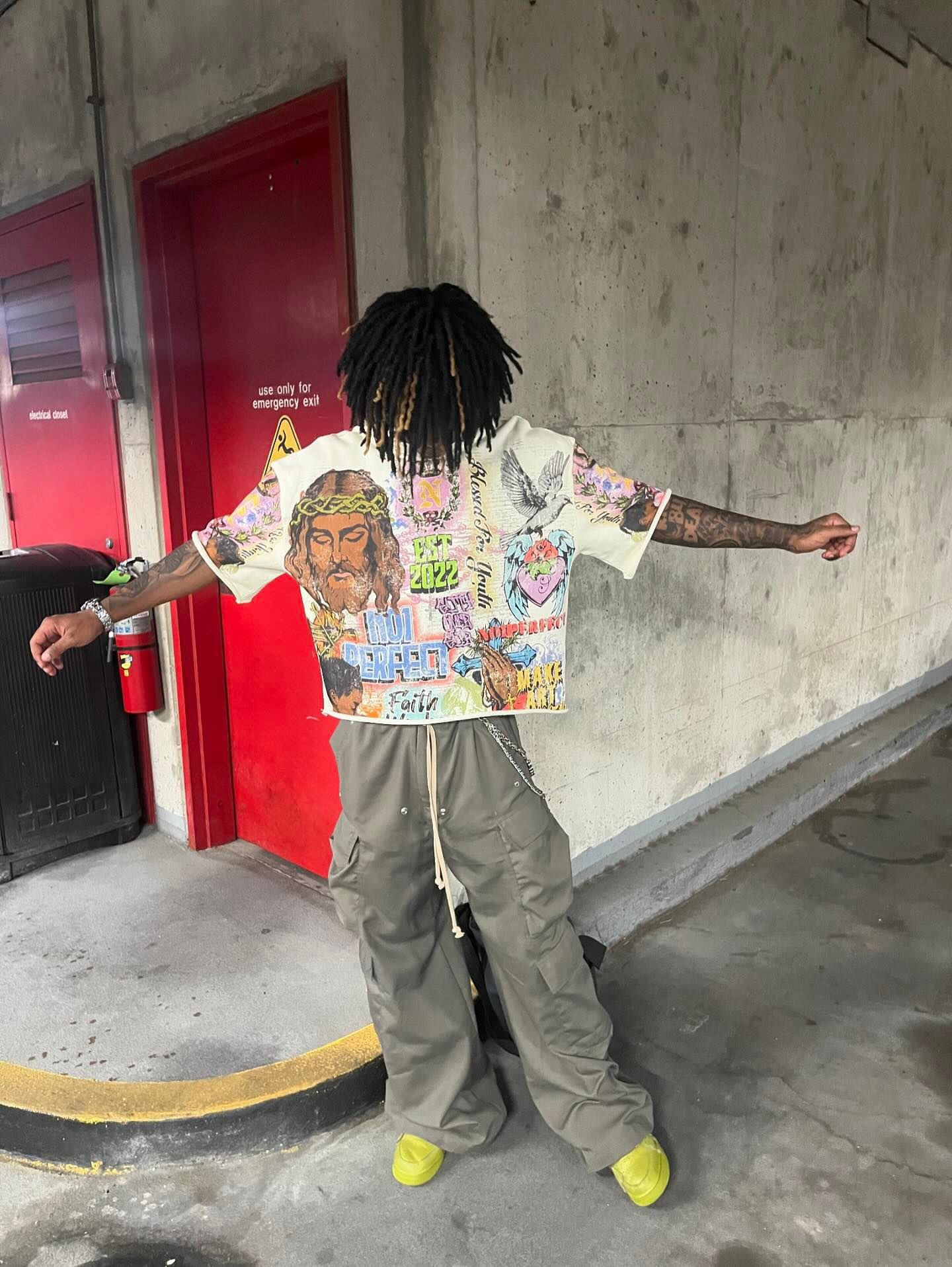 FAITH WORKS " CREW NECK" CREAM