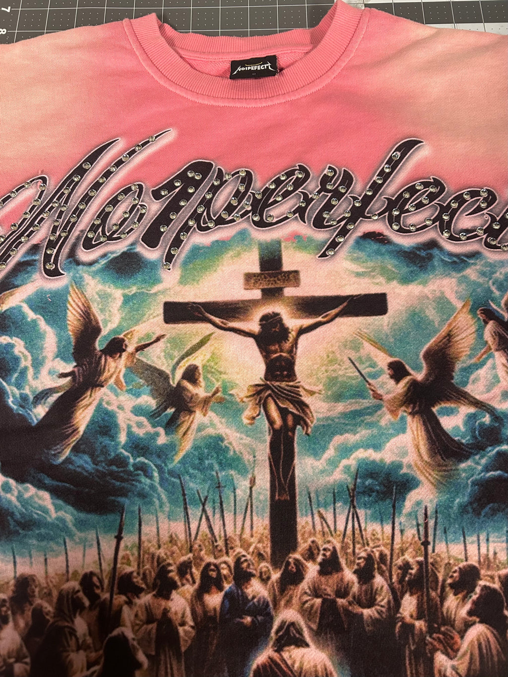 HEAVEN & EARTH CREW  "RHINESTONE" (PINK)