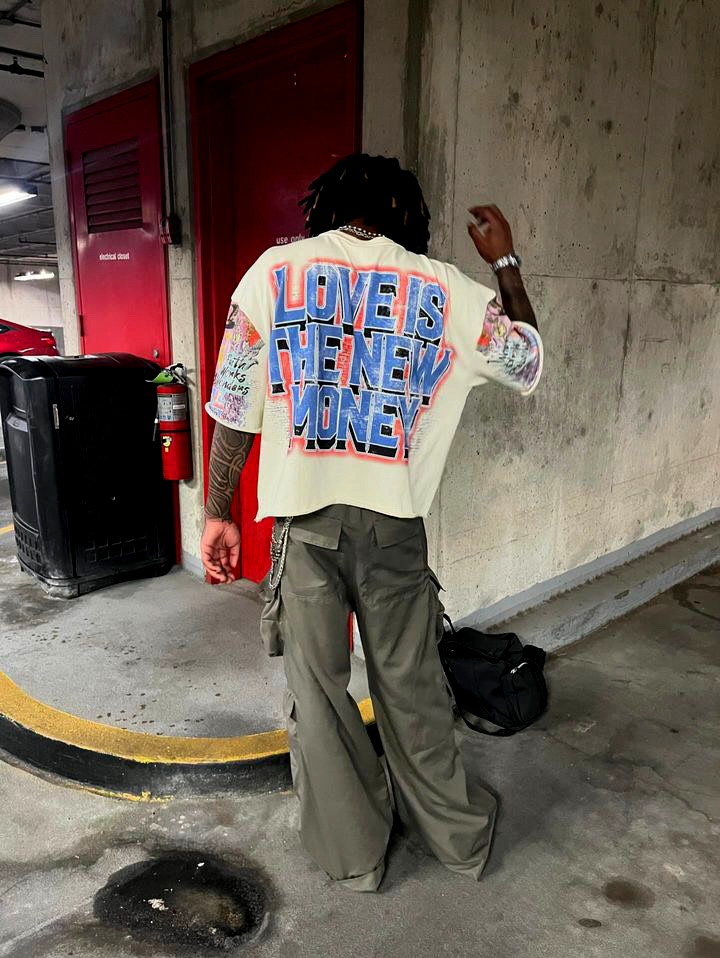 FAITH WORKS " CREW NECK" CREAM