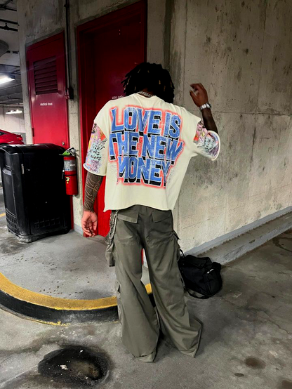 FAITH WORKS " CREW NECK" CREAM